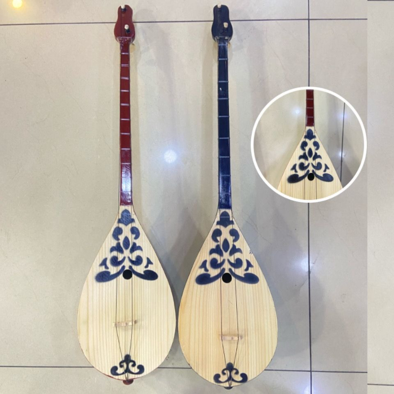 Musical Instrument Project - 80CM Dombra 2 String Kazakh Ethnic