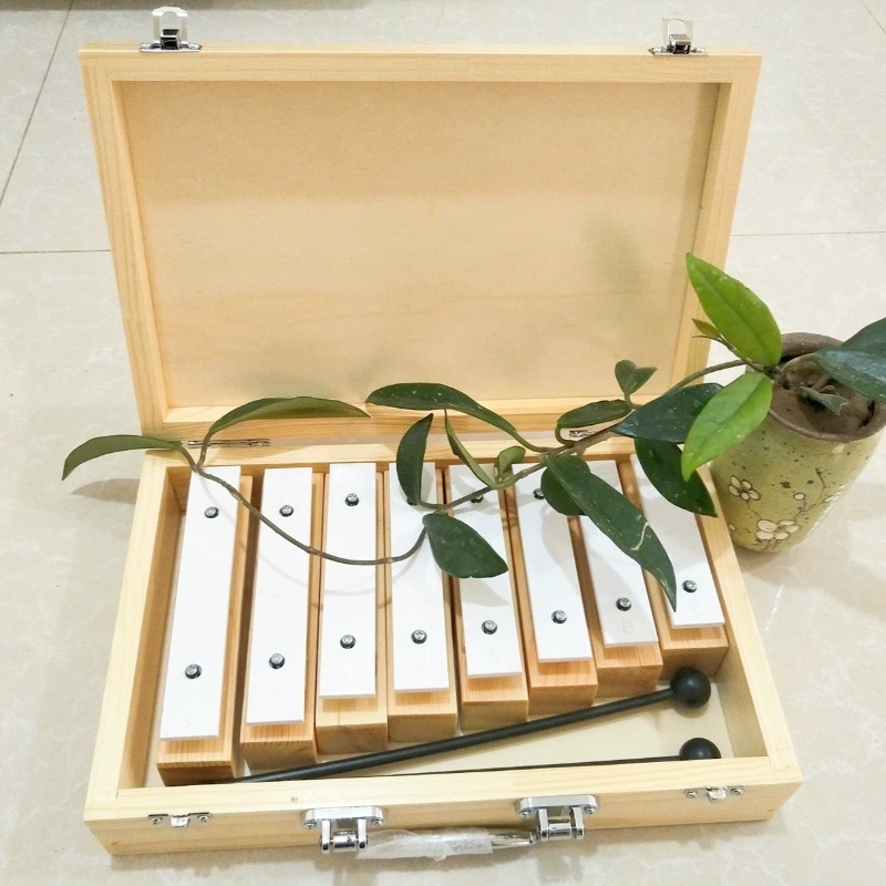 Celesta Musical Instrument - 8 Tone Sound Brick with Wooden