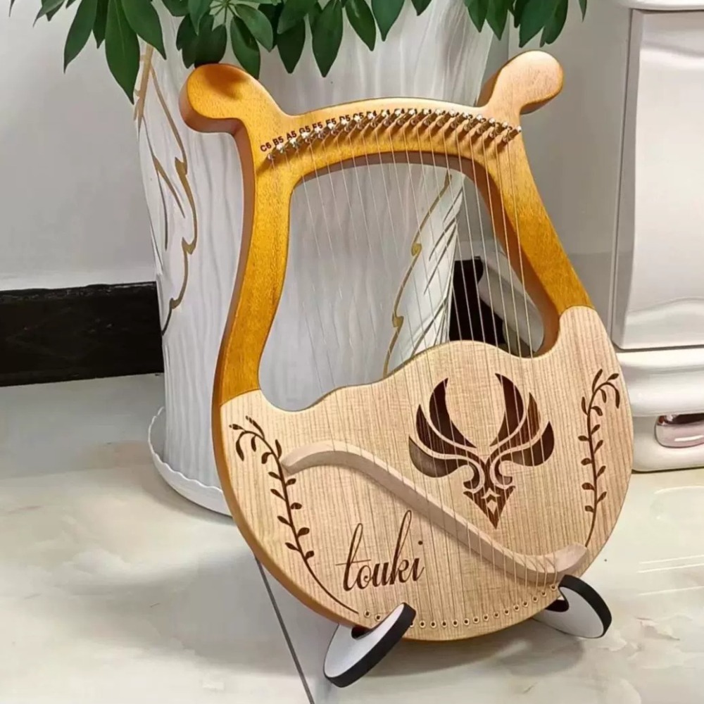 Vintage Solid Wood 19/24 Strin - đánh giá và giá Musical Instrument Lyre