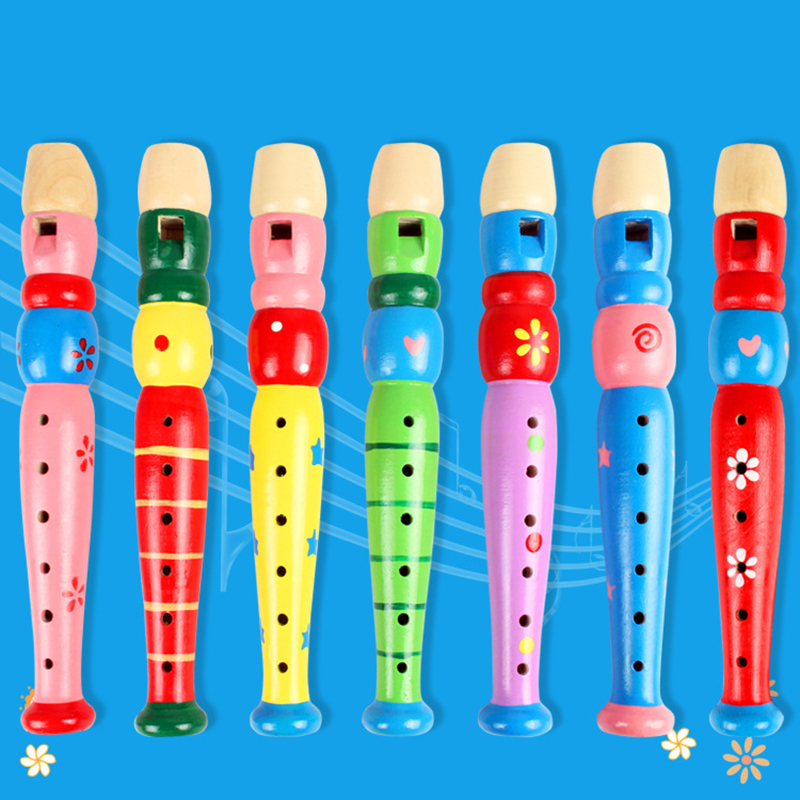 Nóng Bằng Gỗ Nhiều Màu Sắc Sáo - đánh giá và giá Musical Instrument Project