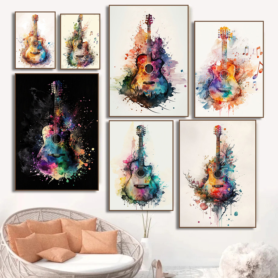 Music Instrument Guitar Waterc - đánh giá và giá Picture Of Musical Instrument