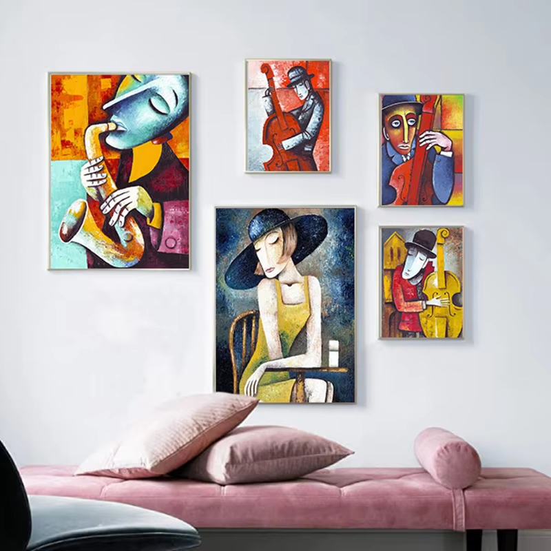 Abstract Picasso Artwork Man P - đánh giá và giá Picture Of Musical Instrument