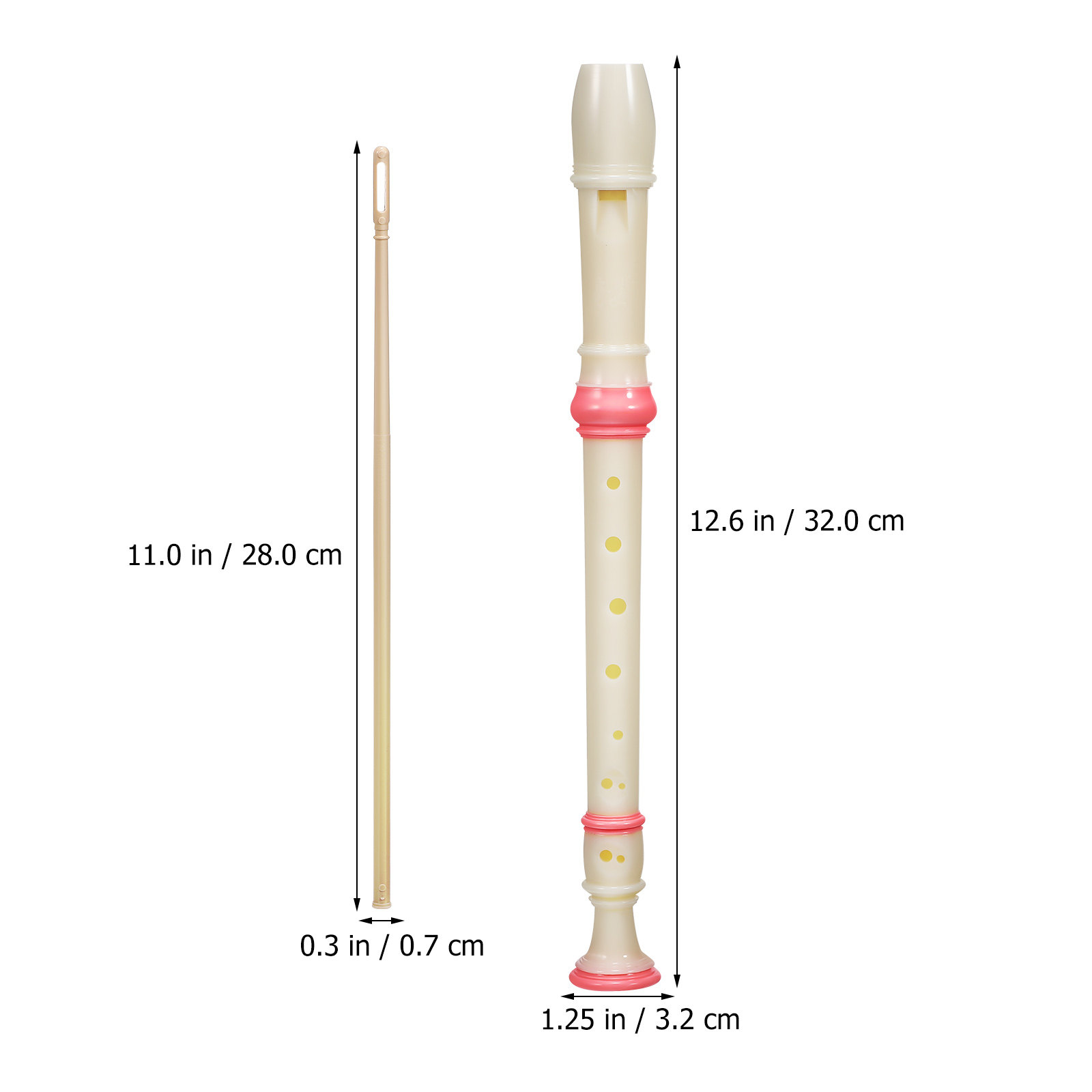 2Pcs Soprano Recorder 8 Holes  - đánh giá và giá Soprano Recorder Plastic