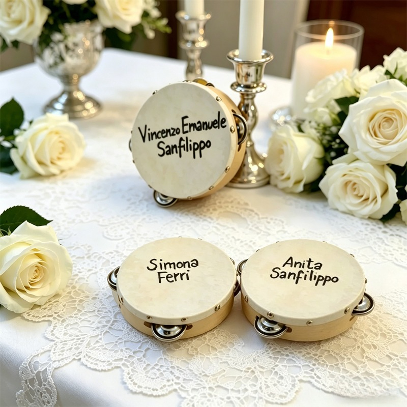 3/5PCS ﻿ Wedding Tambourine Dr - đánh giá và giá Musical Instrument With Name