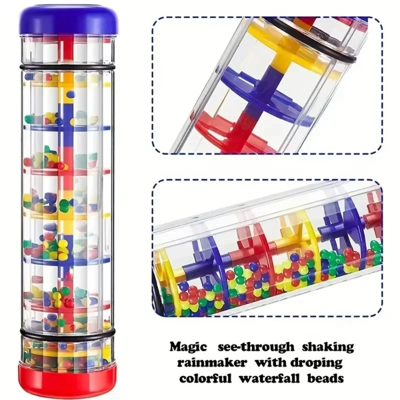 Rainbow Hourglass Rain Stick R - đánh giá và giá Musical Instrument You Shake