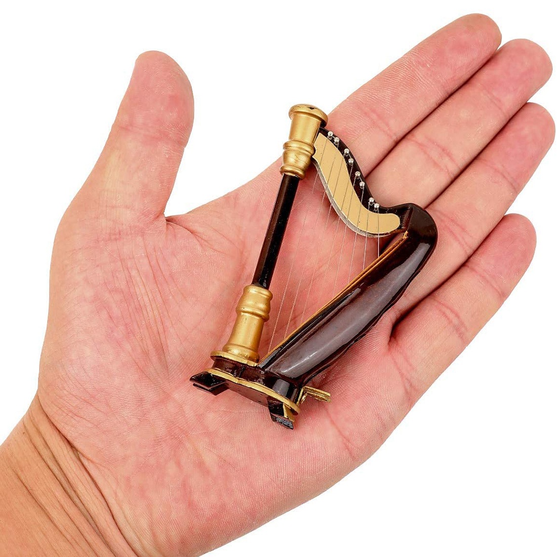 B05C-Wooden Miniature Harp Wit - đánh giá và giá Musical Instrument Project