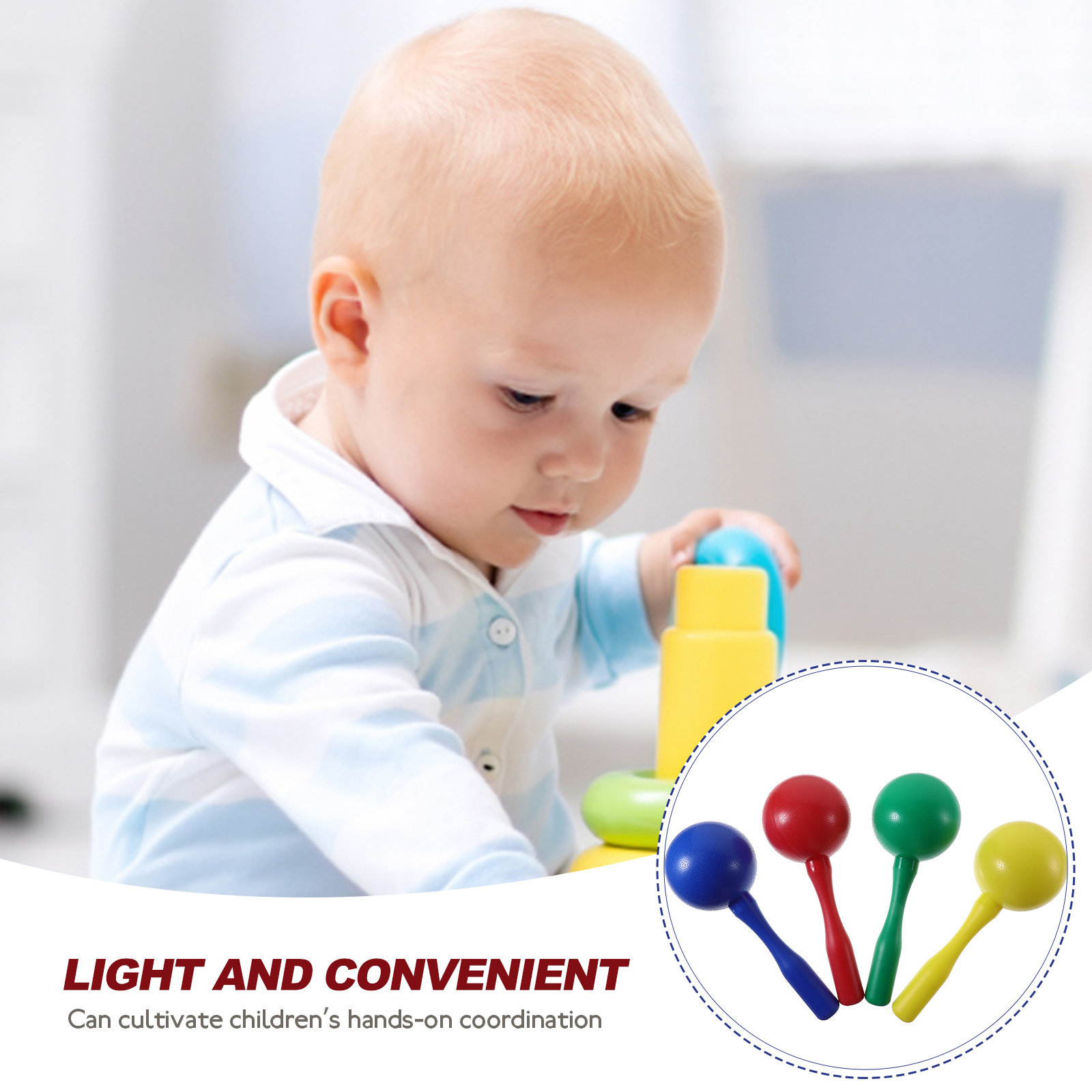 8Pcs Shaking Maracas Musical E - đánh giá và giá Musical Instrument You Shake