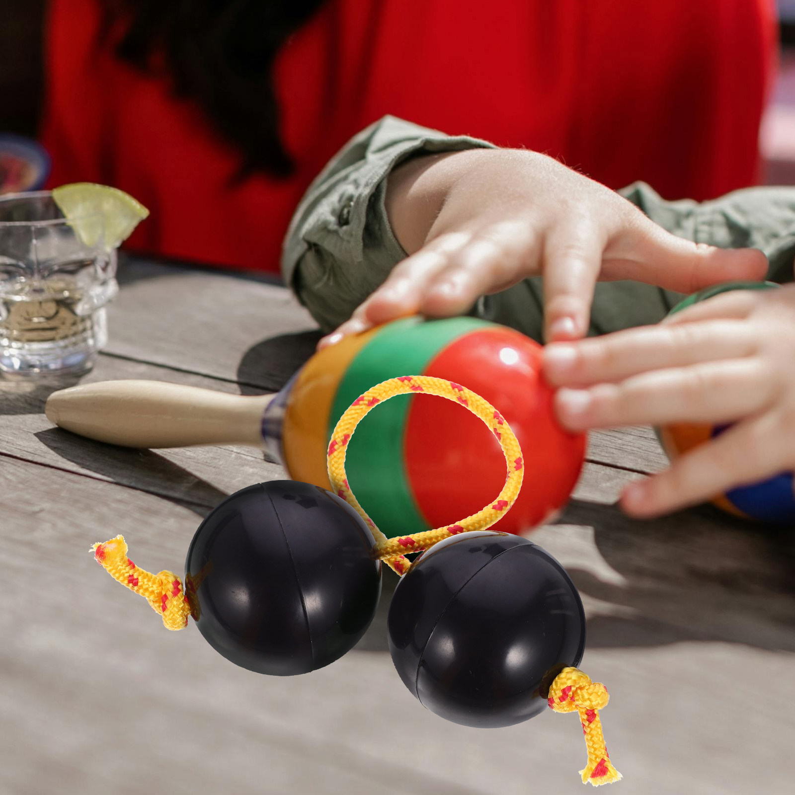 2Pairs African Shaking Ball In - đánh giá và giá Musical Instrument You Shake