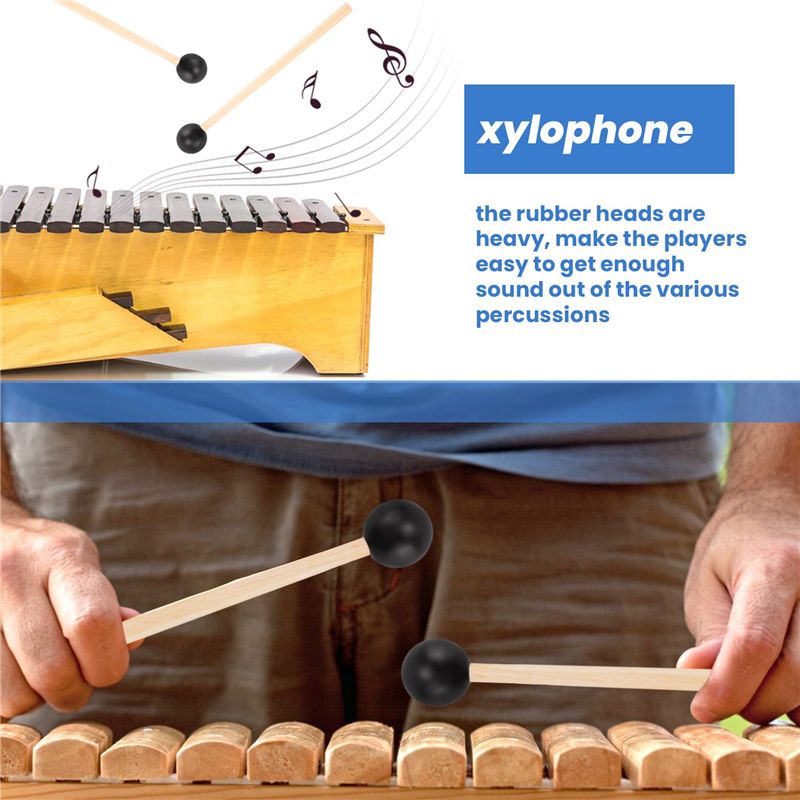 2Pcs Soft Rubber Head Sticks W - đánh giá và giá Musical Instrument Glockenspiel