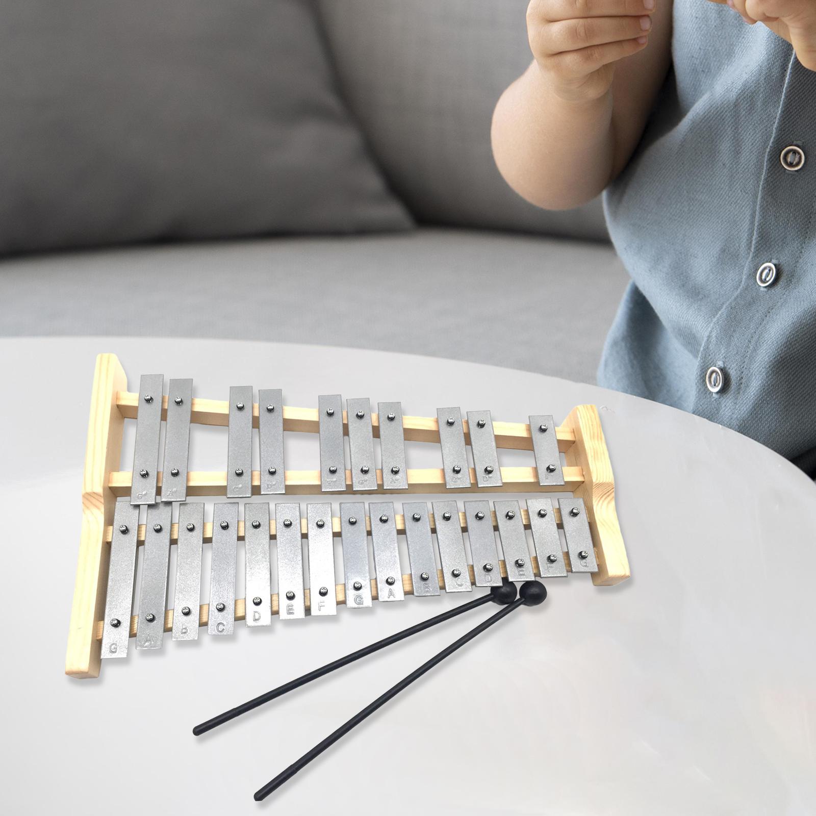 25 Notes Metal Keys Xylophone  - đánh giá và giá Musical Instrument Glockenspiel