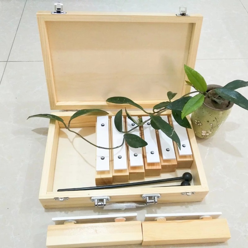 8 Tone Sound Brick with Wooden - đánh giá và giá Celesta Musical Instrument