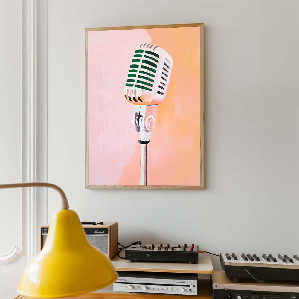 Retro Musical Art Poster Recor - đánh giá và giá Picture Of Musical Instrument