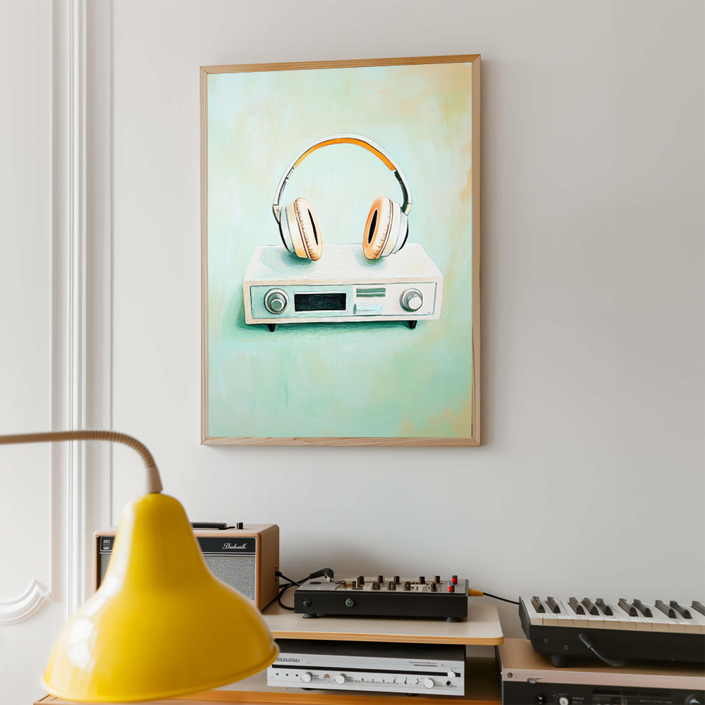 Retro Musical Art Poster Recor - đánh giá và giá Picture Of Musical Instrument