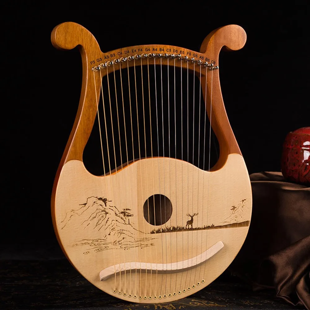 High Quality 19 String Lyre Ha - đánh giá và giá Musical Instrument Lyre