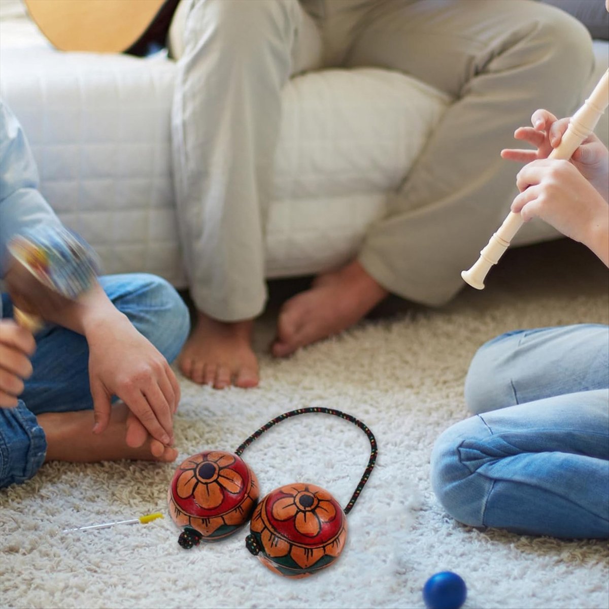 【HOT!TURE】Hand Drawn Maracas M - đánh giá và giá Musical Instrument You Shake